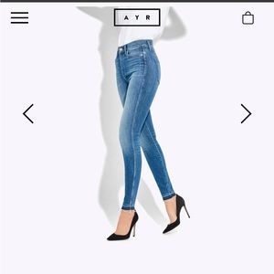 Ayr “The Riser” Skinny Jean size 26
